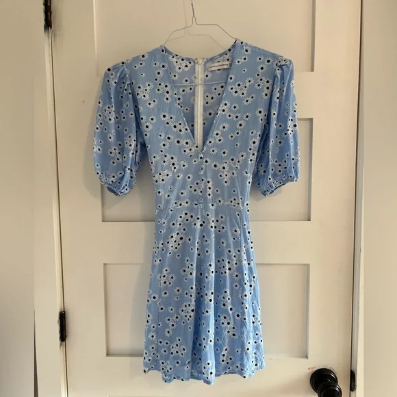 Faithfull the brand Ilia floral mini dress size 4 - Picture 6 of 15